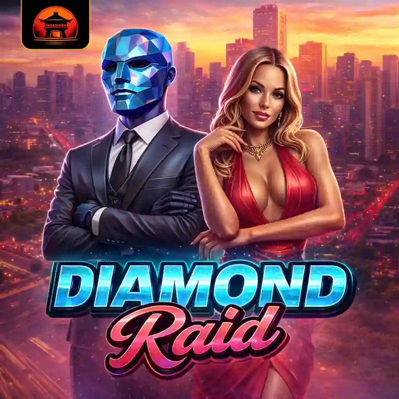 Diamond Raid online slot game at hanna casino